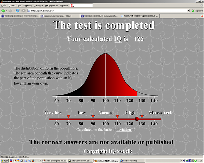 Клёвый тест IQ, мне нравится.