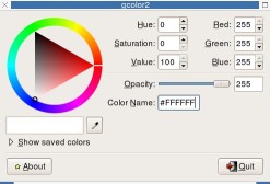 Так выглядит популярная выбиралка цвета под Linux
